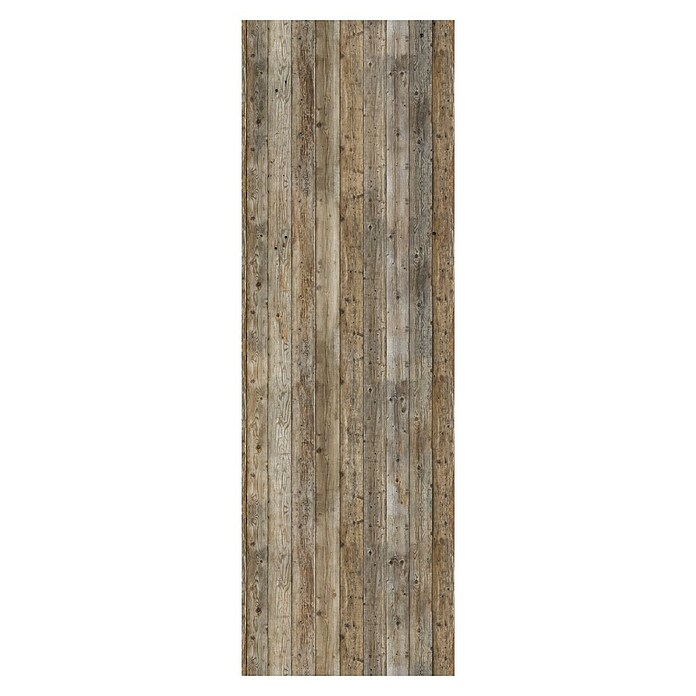 Rollo adhesivo vinílico Premium (280 x 90 cm, Tablón viejo, Marrón, Autoadhesivo) | BAUHAUS