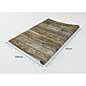 Rollo adhesivo vinílico Premium (280 x 90 cm, Tablón viejo, Marrón, Autoadhesivo) | BAUHAUS