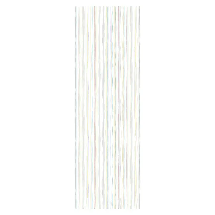Lámina decorativa autoadhesiva vinílico Premium - 90 x 280 cm, Pastel, Multicolor - Suave papel tapiz con líneas verticales en colores pastel, creando un ambiente tranquilo y dulce en cualquier habitación.\n
