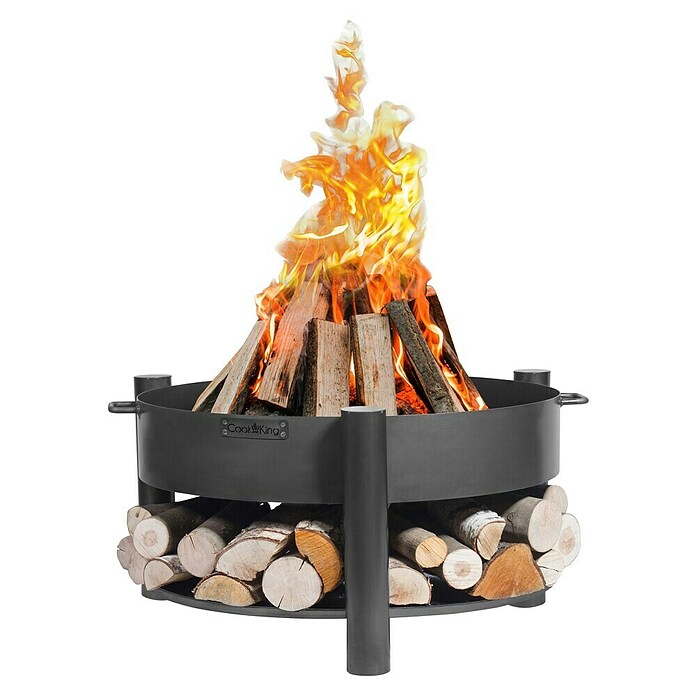CookKing Feuerschale Montana (Ø x H: 88 x 45 cm, Stahl) | BAUHAUS