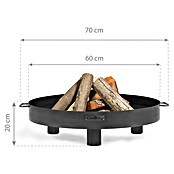 CookKing Feuerschale Tunis (Durchmesser: 60 cm, Stahl) | BAUHAUS