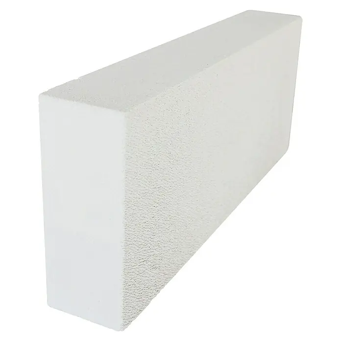 Porenbetonstein PPPL - 60 x 10 x 24,9 cm, Rohdichte: 0,5 kg/dm³ - Ein detailreiches Bild eines Porenbetonsteins, der für Bau- und Konstruktionsprojekte verwendet wird.