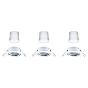 Paulmann Led-inbouwspotset (Ø x h: 90 x 6,5 mm, Neutraal wit, Wit) | BAUHAUS