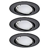 Paulmann Led-inbouwspotset (Ø x h: 90 x 6,5 mm, RGBW, Zwart) | BAUHAUS