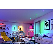 Paulmann Led-inbouwspotset (Ø x h: 90 x 6,5 mm, RGBW, Zwart) | BAUHAUS