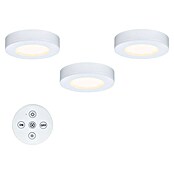 Paulmann Led-onderbouwverlichtingset (Warm wit, 3 st., Ø x h: 70 x 15 mm, Wit) | BAUHAUS