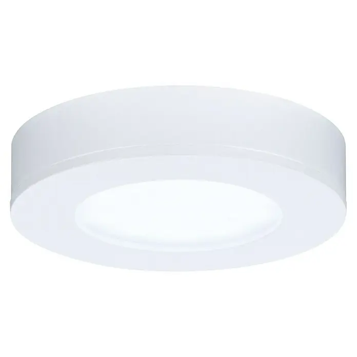 Paulmann LED-Unterbauleuchten-Set - Warmweiß, 3 Stk., Ø x H: 70 x 15 mm, Weiß - Runde weiße LED-Deckenleuchte, beleuchtet.