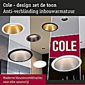 Paulmann Led-inbouwspotset (Ø x h: 88 x 42 mm, Zwart, Warm wit) | BAUHAUS