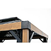 Sojag Pavillon Fontanta 1012 (Holzoptik, Aluminium, B x T: 364,3 x 298 cm) | BAUHAUS