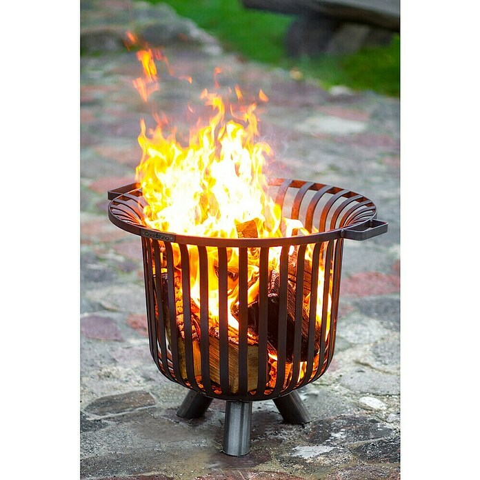 CookKing Feuerkorb Verona (L x B x H: 60 x 60 x 52 cm, Schwarz) | BAUHAUS