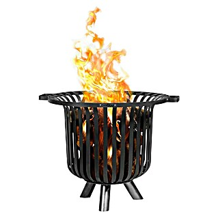 CookKing Feuerkorb Verona (L x B x H: 60 x 60 x 52 cm, Schwarz)