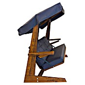 Hollywoodschaukel Viva 2400 (B x T x H: 237 x 115 x 175 cm, Anthrazit/Braun) | BAUHAUS