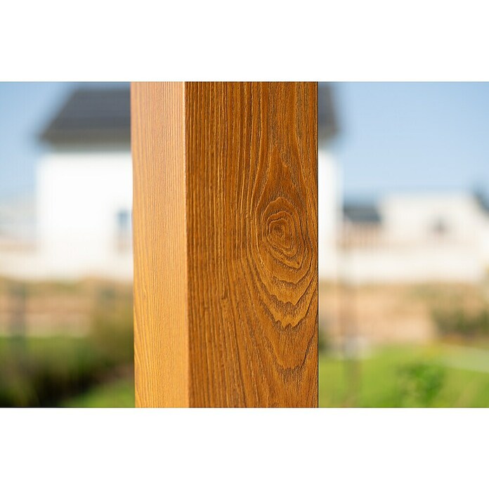 Sojag Grillpavillon BBQ Maui (249 x 158 cm, Holzoptik, Aluminium) | BAUHAUS