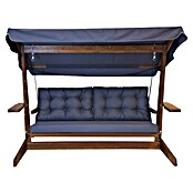 Hollywoodschaukel Viva 2400 (B x T x H: 237 x 115 x 175 cm, Anthrazit/Braun) | BAUHAUS