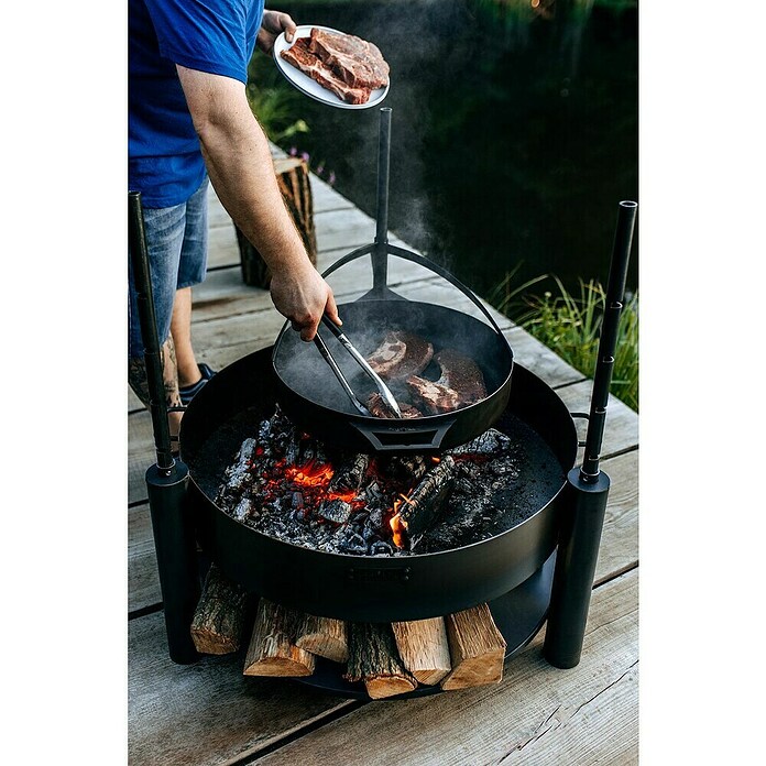 CookKing Grillpfanne (Ø x H: 50 x 10 cm, Stahl) | BAUHAUS