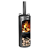 CookKing Gartenkamin Faro (Ø x H: 40 x 158 cm, Stahl) | BAUHAUS
