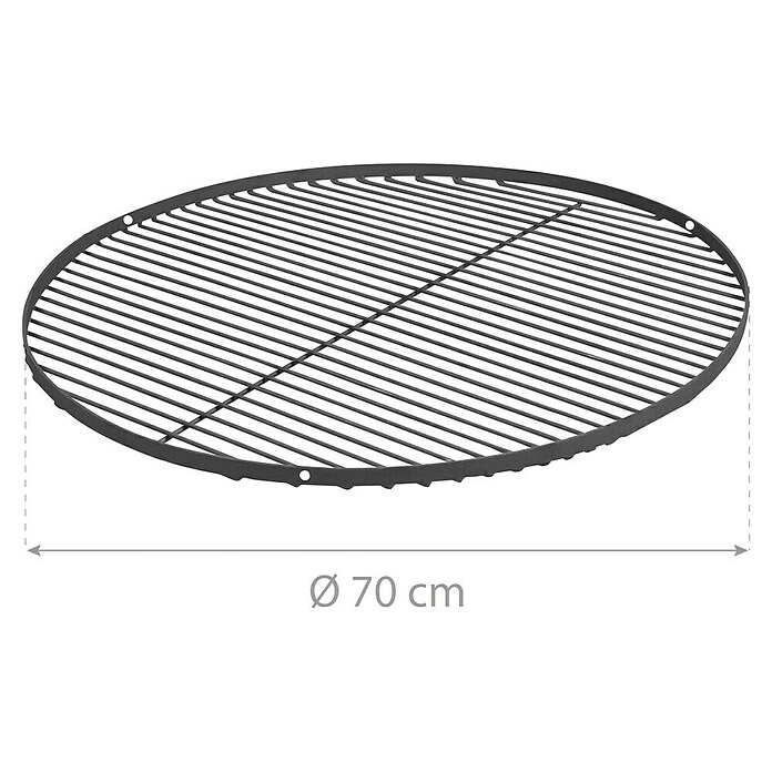 CookKing Grillrost (Durchmesser: 70 cm, Stahl) | BAUHAUS