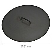CookKing Feuerschalen-Abdeckung (61 cm, Stahl, Passend für: Feuerschalen mit Ø 60 cm) | BAUHAUS