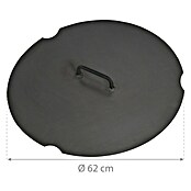 CookKing Feuerschalen-Abdeckung (62 cm, Stahl, Passend für: Feuerschalen mit Ø 60 cm) | BAUHAUS