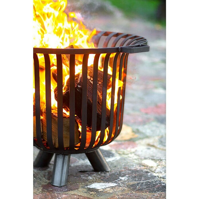 CookKing Feuerkorb Verona (L x B x H: 60 x 60 x 52 cm, Schwarz) | BAUHAUS