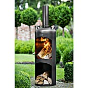 CookKing Gartenkamin Faro (Ø x H: 40 x 158 cm, Stahl) | BAUHAUS