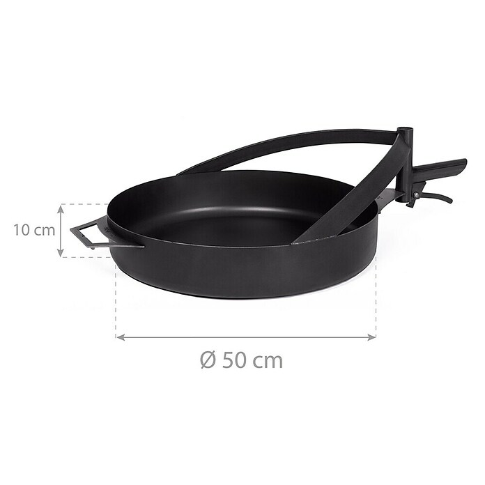 CookKing Grillpfanne (Ø x H: 50 x 10 cm, Stahl) | BAUHAUS