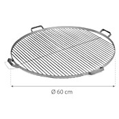 CookKing Grillrost (Durchmesser: 60 cm, Edelstahl, Griffe) | BAUHAUS