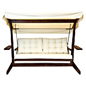 Hollywoodschaukel Viva 2400 (B x T x H: 237 x 115 x 175 cm, Beige/Braun) | BAUHAUS