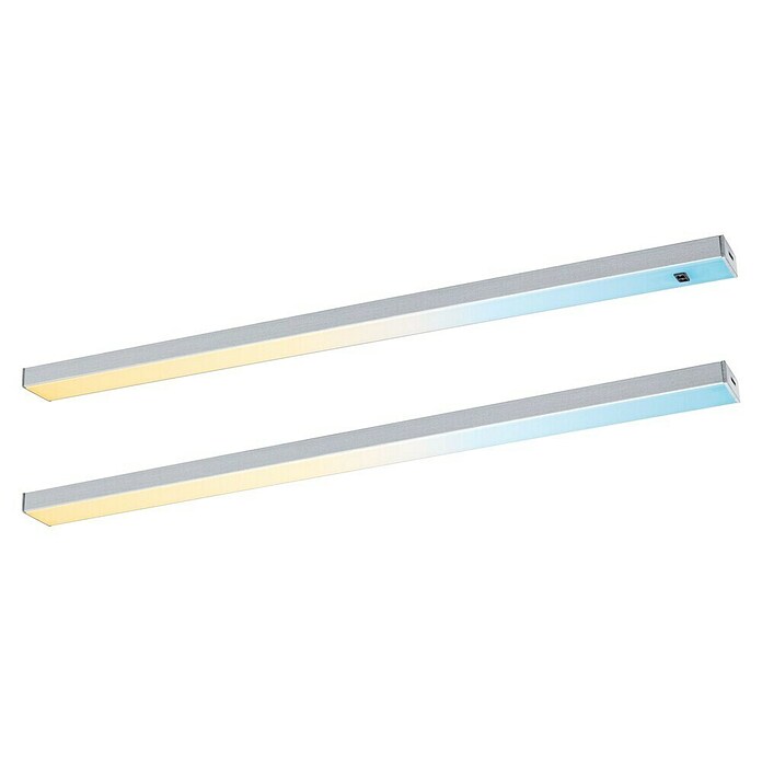 Paulmann Led-onderbouwverlichtingset 2x Chroom (4 W, Chroom) | BAUHAUS