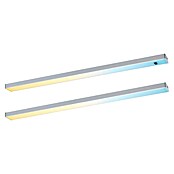 Paulmann Led-onderbouwverlichtingset 2x Chroom (4 W, Chroom) | BAUHAUS