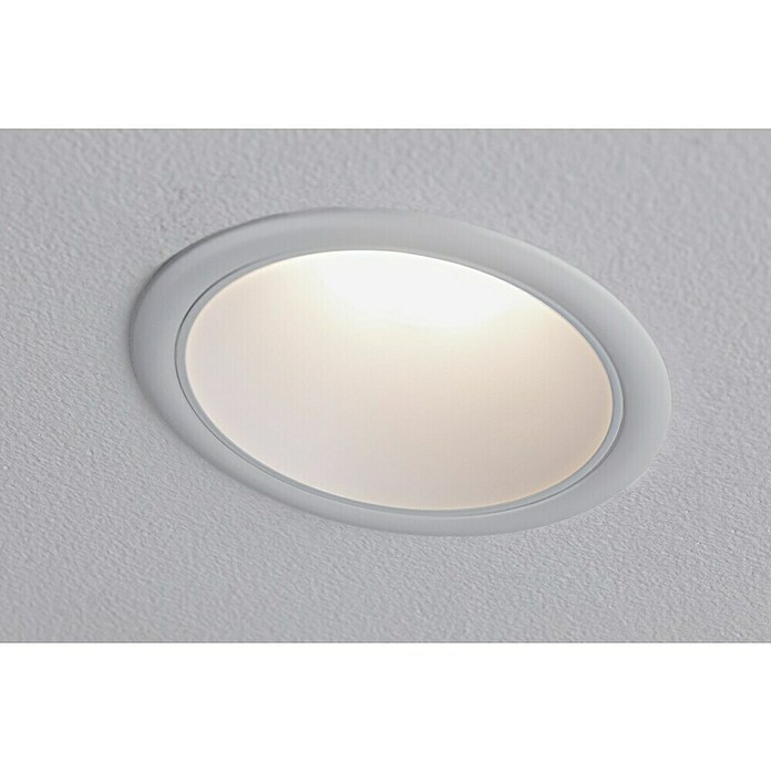 Paulmann Led-inbouwspotset (Ø x h: 88 x 11 mm, Wit, Warm wit) | BAUHAUS