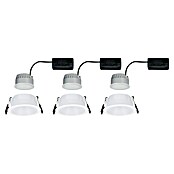 Paulmann Led-inbouwspotset (Ø x h: 88 x 11 mm, Wit, Warm wit) | BAUHAUS