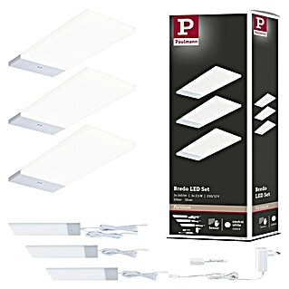 Paulmann Led-onderbouwverlichtingset Bredo Wit (Neutraal wit)