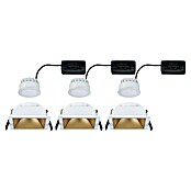Paulmann Led-inbouwspotset (Wit / Goud, 3 st., Warm wit) | BAUHAUS