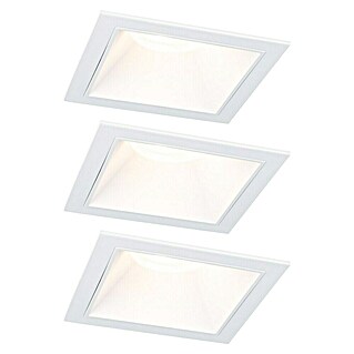 Paulmann Led-inbouwspotset (Wit, 3 st., Warm wit)