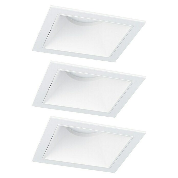 Paulmann Led-inbouwspotset (Wit, 3 st., Warm wit) | BAUHAUS
