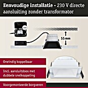 Paulmann Led-inbouwspotset (Wit, 3 st., Warm wit) | BAUHAUS