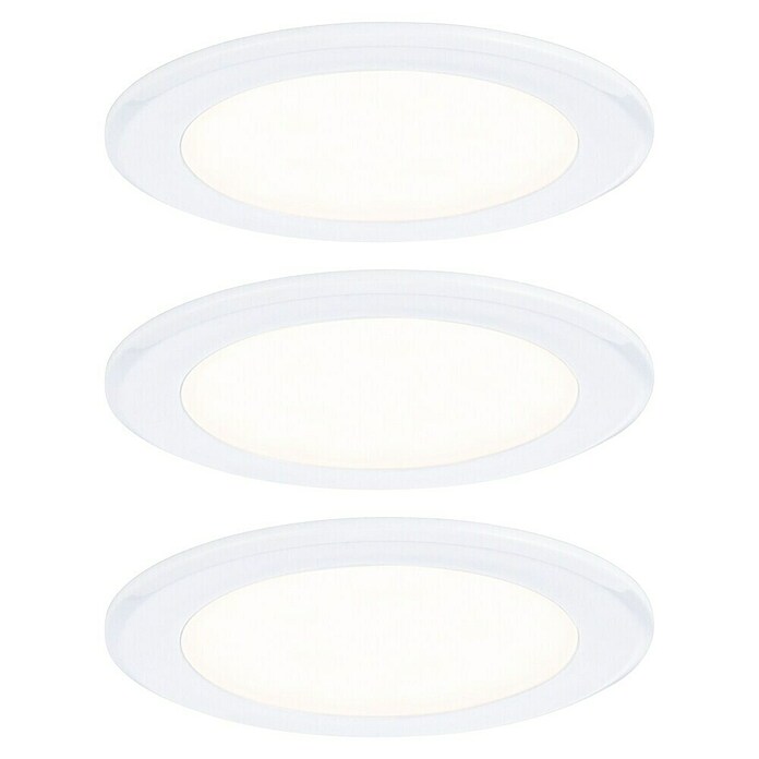 Paulmann Led-onderbouwverlichtingset (Warm wit, 3 st., Wit) | BAUHAUS