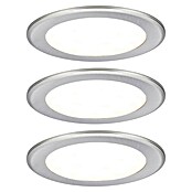 Paulmann Led-onderbouwverlichtingset (Warm wit, 3 st., RVS) | BAUHAUS