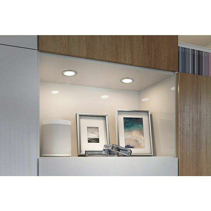 Paulmann Led-onderbouwverlichtingset (Warm wit, 3 st., RVS) | BAUHAUS