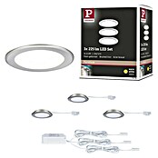 Paulmann Led-onderbouwverlichtingset (Warm wit, 3 st., RVS) | BAUHAUS