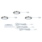 Paulmann Led-onderbouwverlichtingset (Warm wit, 3 st., RVS) | BAUHAUS