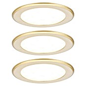 Paulmann Led-onderbouwverlichtingset (Warm wit, 3 st., Goud) | BAUHAUS