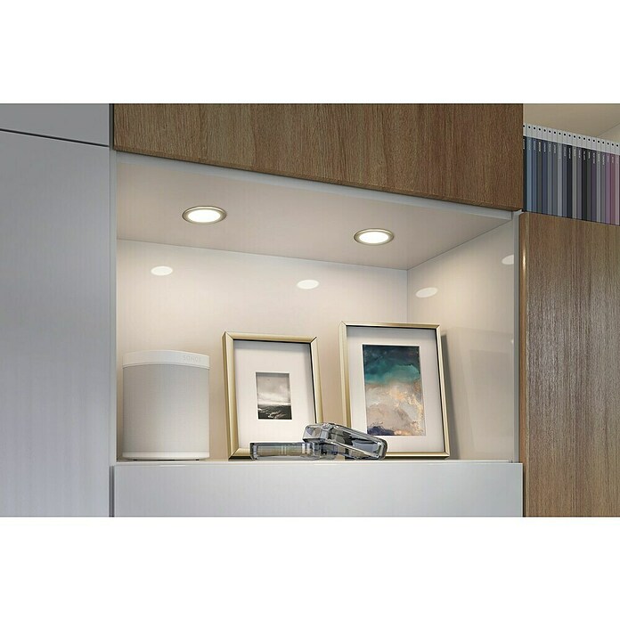 Paulmann Led-onderbouwverlichtingset (Warm wit, 3 st., Goud) | BAUHAUS