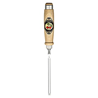Kirschen Stechbeitel (Klingenbreite: 6 mm, Schneidwinkel: 25 °, 61 HRC)