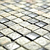 Mosaikfliese Quadrat Crystal Mix XCM M710 (30 x 30 cm, Grau, Matt)
