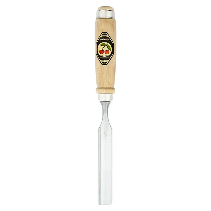 Kirschen Hohlbeitel - Klingenbreite: 20 mm - Ein Stechbeitel der Marke Kirschen mit Holzgriff und Metalleinfassung. Ideal für präzise Holzarbeiten und detailreiche Schnitzereien.