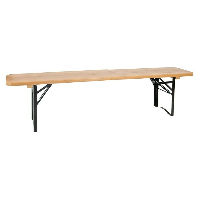 Bierbank voor kinderen (l x b x h: 120,2 x 20,2 x 31,8 cm, Lichtbruin, Inklapbaar) | BAUHAUS
