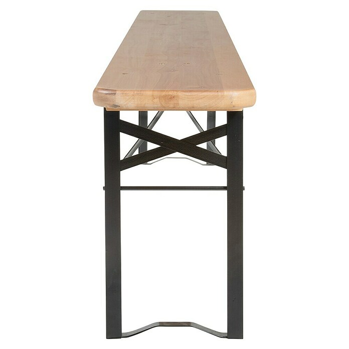 Bierbank (l x b x h: 220 x 25,3 x 45,6 cm, Lichtbruin, Inklapbaar) | BAUHAUS