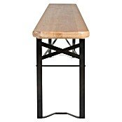 Bierbank (l x b x h: 220 x 25,3 x 45,6 cm, Lichtbruin, Inklapbaar) | BAUHAUS